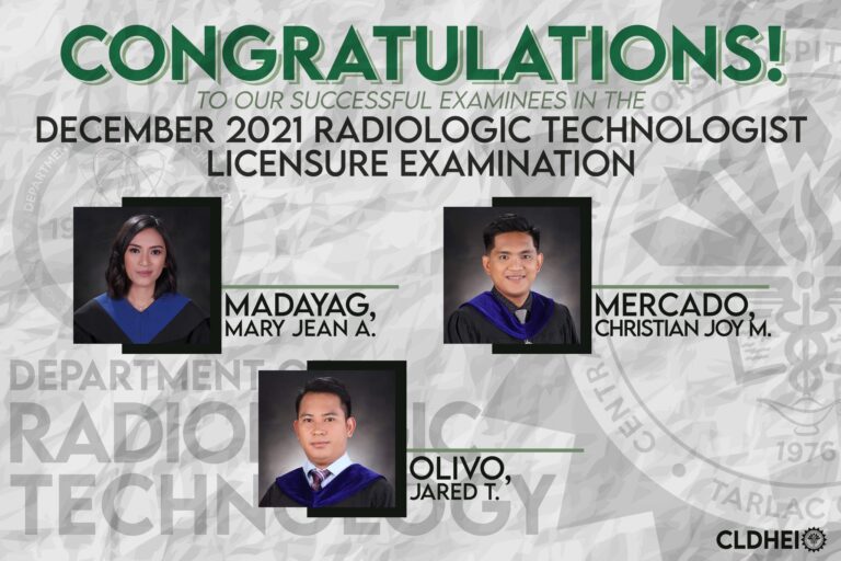 Radiologic Technologist Licensure Examination CLDHEI